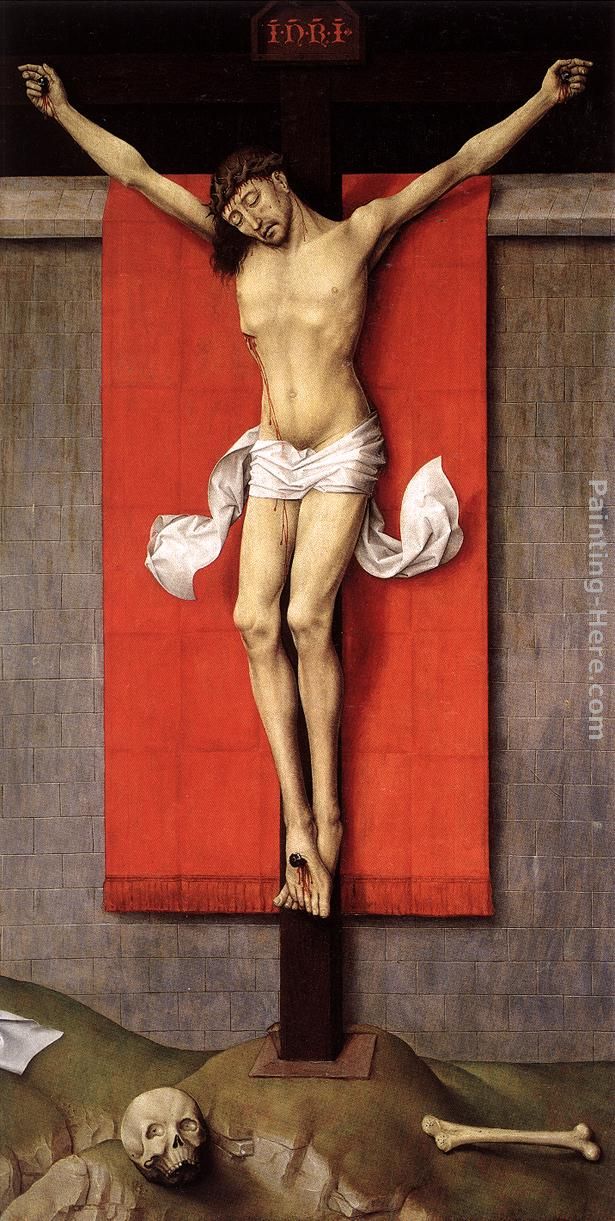 Rogier van der Weyden Crucifixion Diptych right panel